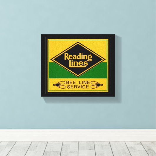 Toile Lecture des lignes de chemin de fer, service de li (Insitu (Plancher de Bois))