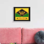 Toile Lecture des lignes de chemin de fer, service de li (Insitu(Salon))