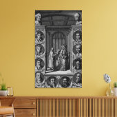 Toile Lecture d'une lettre à la reine Elizabeth I (Insitu(Salon))