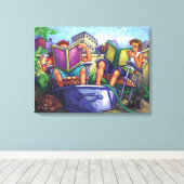 Toile Lecture en été (Insitu (Plancher de Bois))