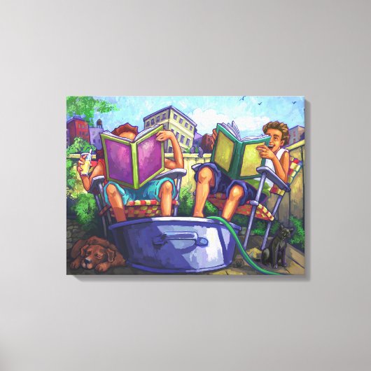 Toile Lecture en été (Recto)