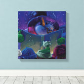 Toile Lecture hivernale (Insitu (Plancher de Bois))