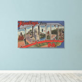 Toile Lecture, Pennsylvanie - Grandes Lettres Scènes 2 (Insitu (Plancher de Bois))