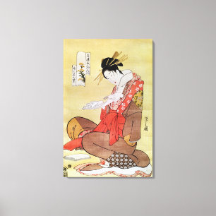 Toile Lecture posée de femme