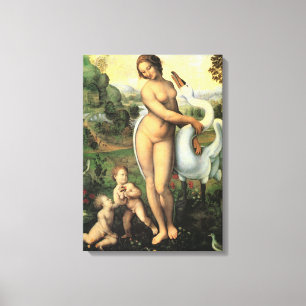 Toile Léda et le Cygne de Léonard de Vinci