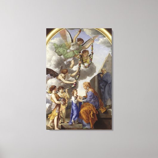 Toile L'éducation de la Vierge (Recto)