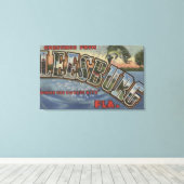 Toile Leesburg, Floride - Scènes de grandes lettres (Insitu (Plancher de Bois))