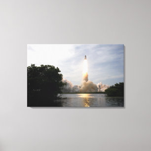 Toile L'effort de navette spatiale enlève 4