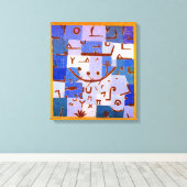 Toile Légende du Nil | Paul Klee | (Insitu (Plancher de Bois))