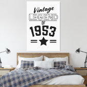 Toile Légende vintage de 1953 (Insitu(Chambre))
