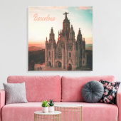 Toile L'église de Barcelone (Insitu(Salon))