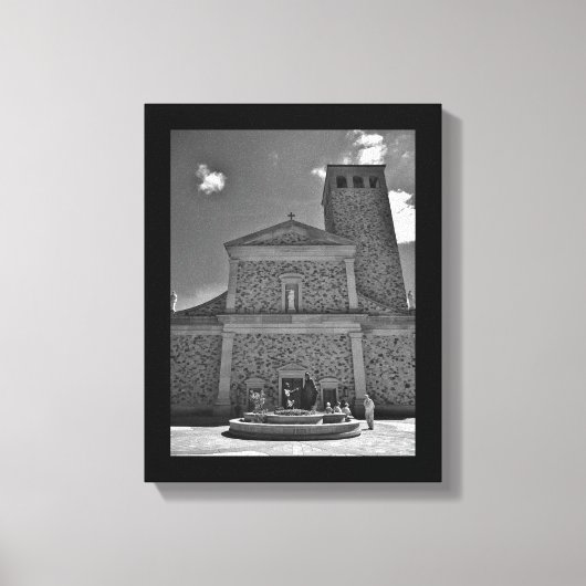 Toile L'église de La Crosse (Recto)