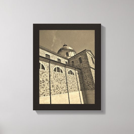 Toile L'église de La Crosse (Recto)