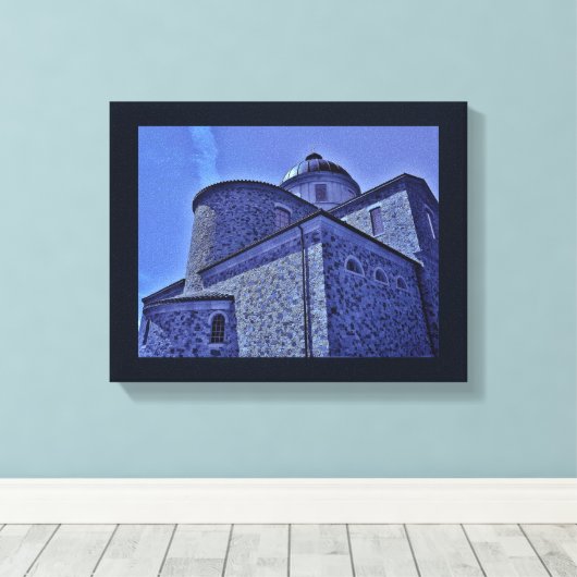 Toile L'église de La Crosse (Insitu (Plancher de Bois))