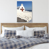 Toile L'église de Santorin aux pierres blanches (Insitu(Chambre))