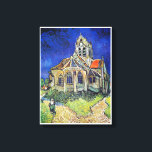 Toile L'église de Vincent van Gogh à Auvers (1890)<br><div class="desc">Toile fantastique avec une superbe photo de l'église d'Auvers (1890) de Vincent van Gogh. Avec une toile de 18" sur 24", le cadre a une épaisseur de 0, 75". Vous pouvez contrôler ce produit car il vous attire à l'intérieur de votre maison en l'accrochant au mur de votre salon, chambre...</div>