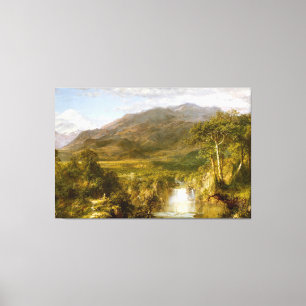 TOILE L'ÉGLISE FREDERIC E. - LE COEUR DES ANDES - 1859