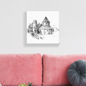 Toile L'église ronde (Insitu(Salon))