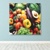 TOILE LÉGUMES DE FRUITS (Insitu (Plancher de Bois))