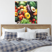 TOILE LÉGUMES DE FRUITS (Insitu(Chambre))