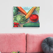 Toile Légumes vintages (Insitu(Salon))