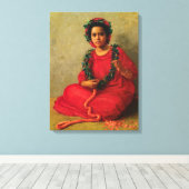 Toile Lei Maker, 1901 par Theodore Wores (Insitu (Plancher de Bois))