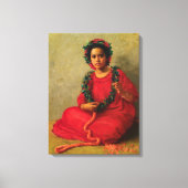 Toile Lei Maker, 1901 par Theodore Wores (Recto)