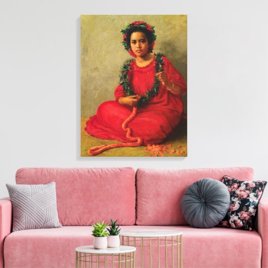 Toile Lei Maker, 1901 par Theodore Wores (Insitu(Salon))