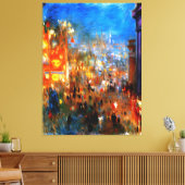 Toile Leicester Carré à Night, Londres (Insitu(Salon))