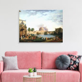 Toile L'élection du Pape avec Castel St. (Insitu(Salon))