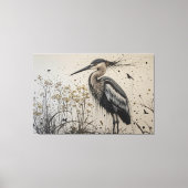 Toile L'élégance de Heron (Recto)