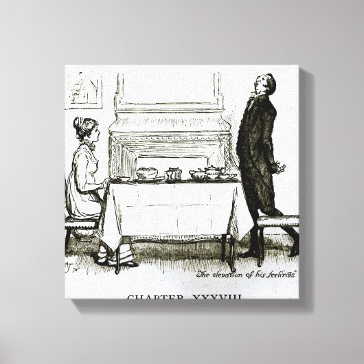 Toile L'élévation de ses sentiments (Recto)