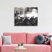 Toile L'émeute anarchiste à Chicago (Insitu(Salon))