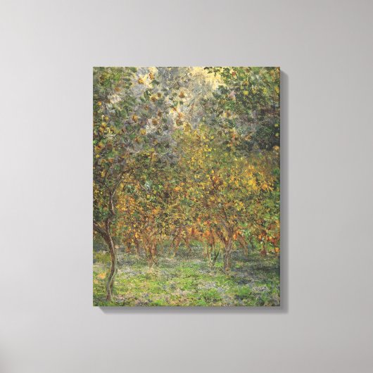 Toile Lemon Grove à Bordighera par Claude Monet (Recto)