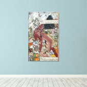 Toile L'empereur moghol Babur (Insitu (Plancher de Bois))