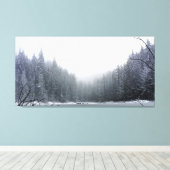 Toile L'empiètement de l'hiver (Insitu (Plancher de Bois))