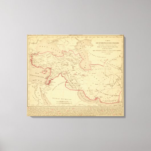 Toile L'Empire des Perses (Recto)