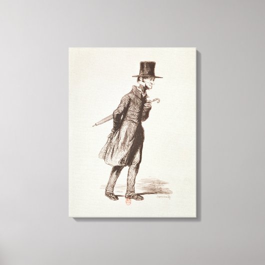 Toile L'employé (Recto)