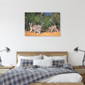 Toile Lémuriens à queue annelée (Lemur Catta), Berenty (Insitu(Chambre))