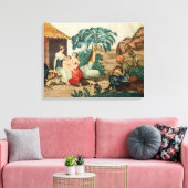 Toile L'enfance de Paul et Virginie (Insitu(Salon))