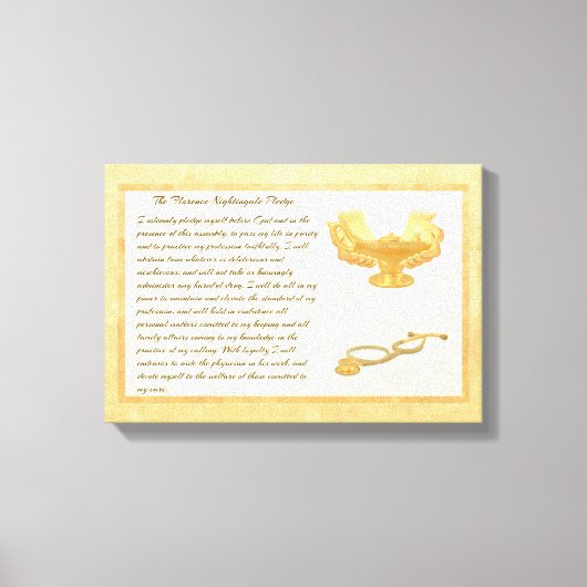 Toile L'engagement de Florence Nightingale (Recto)