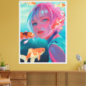 Toile L'énigme des profondeurs (Insitu(Salon))