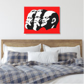 Toile Lénine, Marx, Engels, Union soviétique, Communisme (Insitu(Chambre))
