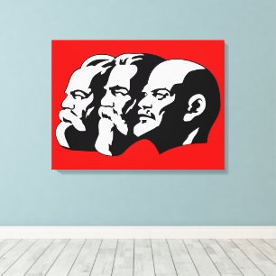Toile Lénine, Marx, Engels, Union soviétique, Communisme