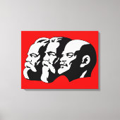 Toile Lénine, Marx, Engels, Union soviétique, Communisme (Recto)