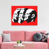 Toile Lénine, Marx, Engels, Union soviétique, Communisme (Insitu(Salon))