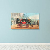 Toile L'entraîneur à vapeur (Insitu (Plancher de Bois))