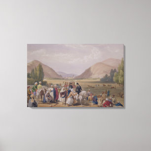 Toile L'entrée dans Caubul de Killa-Kazee, de 'S