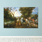 Toile L'entrée des animaux dans l'arche de Noé (Insitu (Plancher de Bois))