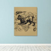 Toile Leo Constellation Hevelius 1690 juillet 23 août 22 (Insitu (Plancher de Bois))